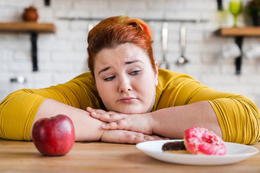 Refuse confectionery products in favor of fruits if you are overweight. 