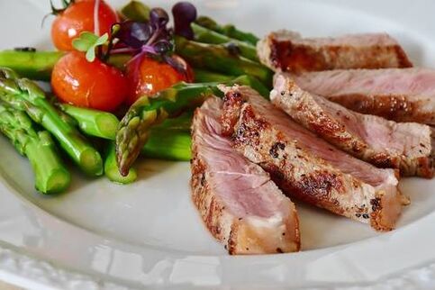 Meat and Vegetables on Keto Diet